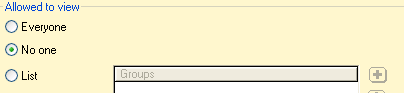 Allowed to view permissions
