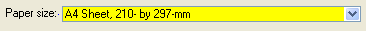 Paper size