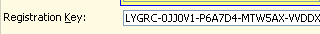 Registration key