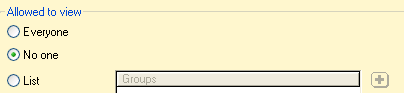 Allowed to view permissions