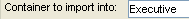 Set the import group