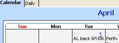 Calendar