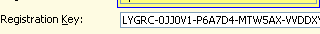 Registration key