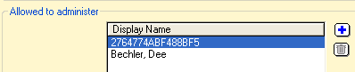 Allowed to administer permissions