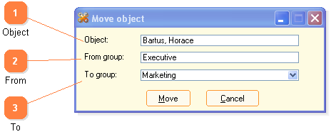 Moving and copying objects