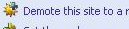 Promote / Demote site